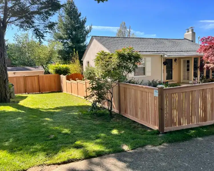 Cedar fencing and privacy screens